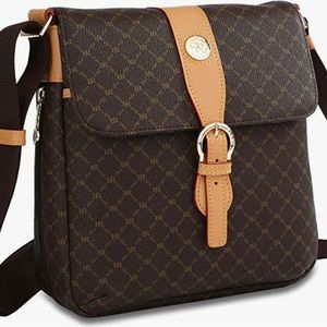 Rioni Shoulder Bag with Gold Hardware